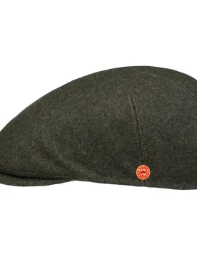 Sidney Wool Blend Flat Cap by - olive - Size: 59 cm - Mayser - FashionsVida