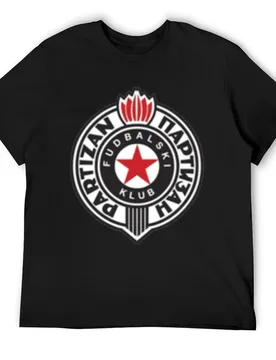 FK Partizan Belgrade Heraldry T-Shirt for a boy blue archive vintage baggy shirts mens big and tall t shirts - Aliexpress - FashionsVida