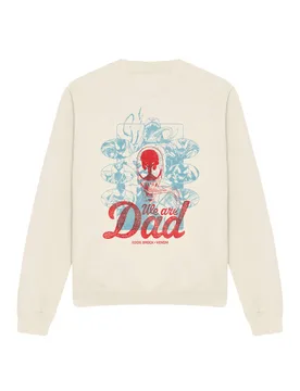 Unisex Venom We Are Dad Sweatshirt, Natural Size: Medium - Natural - Size: M - Marvel - FashionsVida