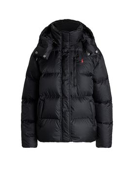 Chaqueta de plumas negro S