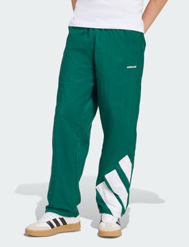 Pantaloni ADICOLOR BLOCKED M Collegiate Green / White