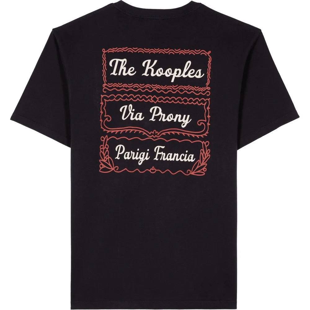 Camiseta manga corta de hombre con serigrafía - The Kooples - FashionsVida