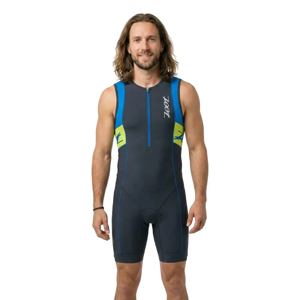Performance Sleeveless Trisuit Pewter / B S Men - Zoot - FashionsVida