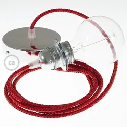Cables Lampe Suspendue Pendel Pour Abat-jour Rt94 3d 1 M Red Devil / Chrome Plated One Size