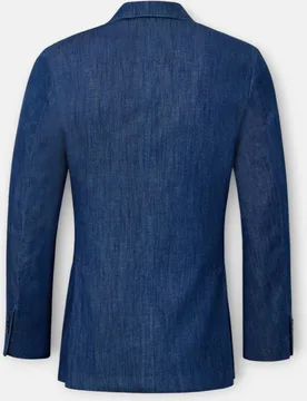 Americana denim lavado de hombre medio - Silbon - FashionsVida
