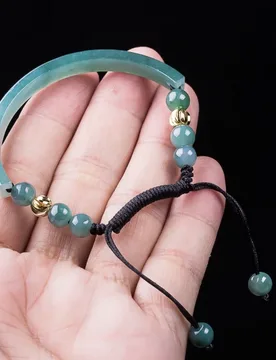 High-end natural , A-grade women's , blue water bracelet, ice jadeite fashion jewelry, j - Aliexpress - FashionsVida