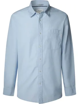 Camicia A Maniche Lunghe Creed Oxford Blue M