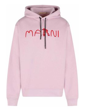 Marni Felpa in cotone rosa