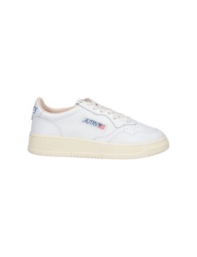 Women's Leather Low-Top Sneakers