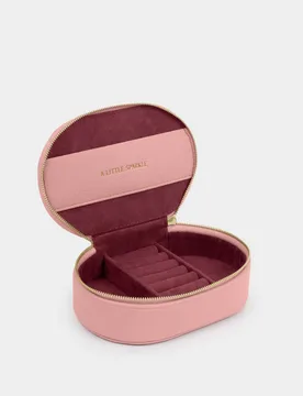 Oval Jewellery Box Pink female - Katie Loxton - FashionsVida