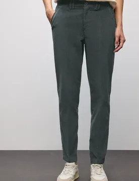 Softe Velvet Chino female Grün - Street One - FashionsVida