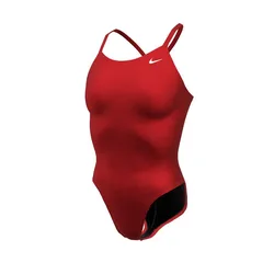 Solid Racerback Swimsuit University Red 28 Women