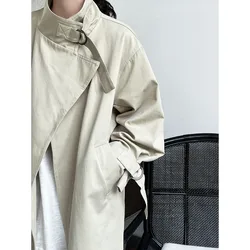 Women's Spring Autumn Blouse Coat Trench Coat Designer British Luxury Mid-Length New Elegance Trendy Minimalist Fashionable Fit