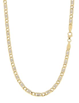 Collana Uomo Oro Giallo Bianco GL100760