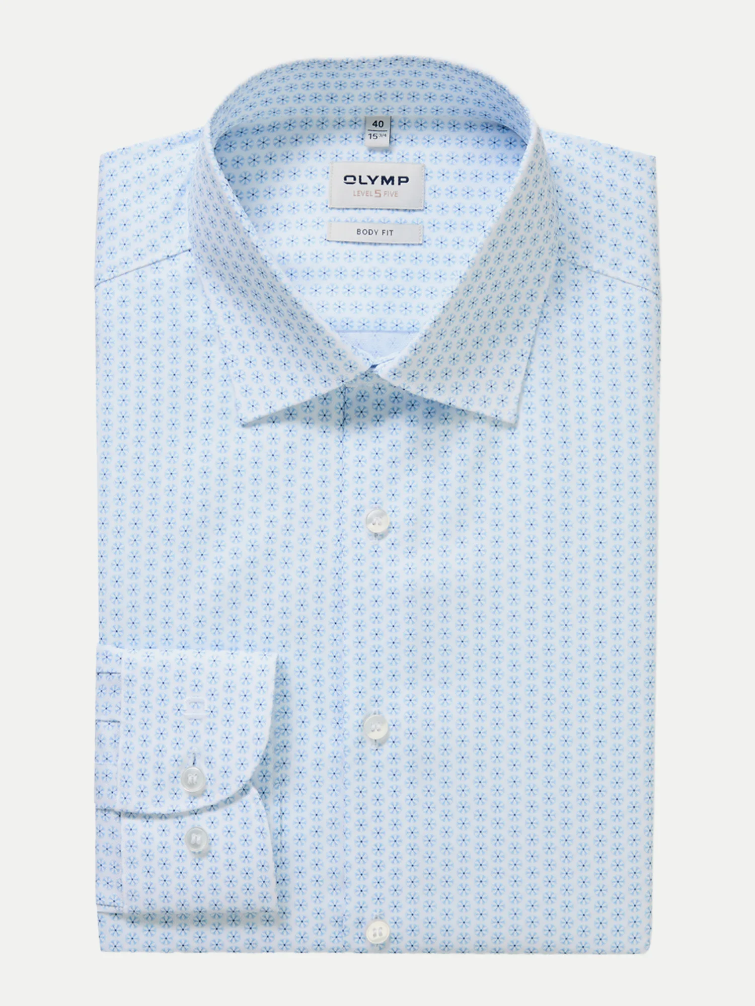 Olymp Body-Fit Hemd Blau 41 - Olymp - FashionsVida