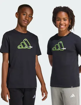 T-SHIRT ADRENALINE AESTHETIC GRAPHIC 7-8A Black - Adidas - FashionsVida