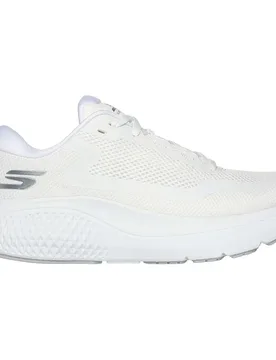 Go Run Supersonic Max Running Shoes White Textile / Silver Trim UK 5 Women - Skechers - FashionsVida