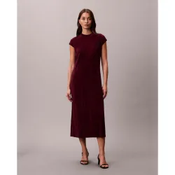 Vestido de mujer midi plisado