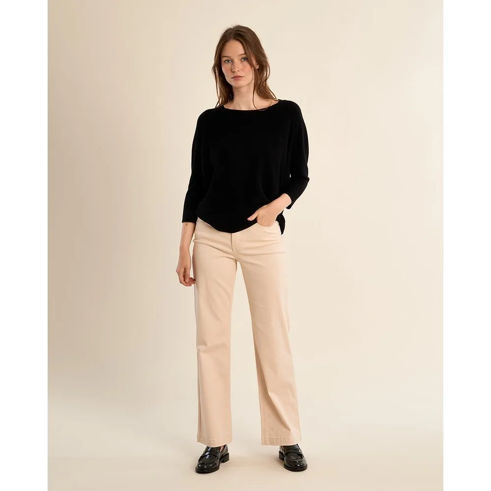 Jersey de mujer de manga larga corte amplio - Molly Bracken - FashionsVida