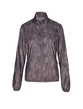 Chaqueta de running para mujer Maile Print morado 40 - Rukka - FashionsVida