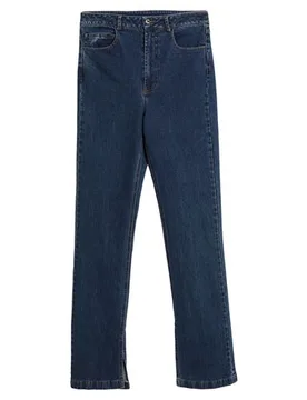 Jeanshose Damen Blau 36 Damen - SOALLURE - FashionsVida