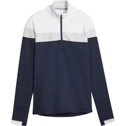 Layer Lightweight 1/4-Zip, navy/hellgrau xl
