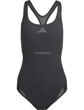 Lanelux Y-Back Mesh Swimsuit Damen Badeanzug, schwarz 38