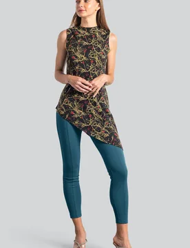Women's Super Soft Cut & Sew Leggings Pants in Blue Size: 10 - Blue - Size: 10 - Enorsia - FashionsVida