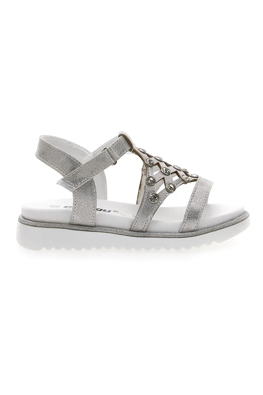 Sandali Argento Con Borchie 535 28 - Energy - FashionsVida
