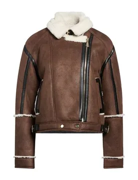 Shearling- & Kunstfell Damen Braun S,XS Damen - MARKUP - FashionsVida