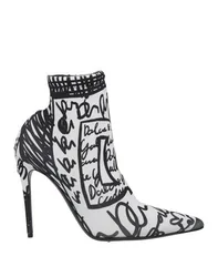 Dolce&Gabbana Botines de caña alta Mujer Blanco 35 Mujer