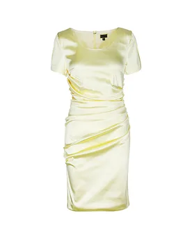 Vestido de noche AUDRY amarillo 36 - Claus Tyler - FashionsVida