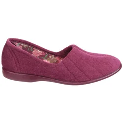 Kids Unisex Audrey Junior Girls - Burgundy Textile - Size Uk 2