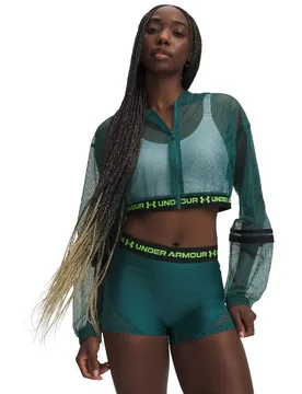 Sweat-shirt à Zip Heatgear Mesh Green XL - Under armour - FashionsVida