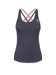 Top de escalada para mujer Suesca CTN azul oscuro 38