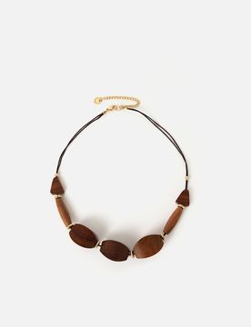 Dalieti short wooden necklace