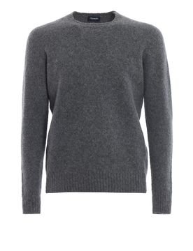 Girocollo in lambswool garzato