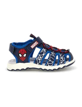 Sandali blu con stampa e chiusura a strappo R1310669S 26 - Spiderman - FashionsVida
