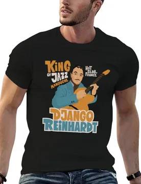 Django Reinhardt: A Jazz Guitar Legend Brought to Life with this Captivating Illustration. T-Shirt Big Size Loose Fit Tee Shirt - Aliexpress - FashionsVida