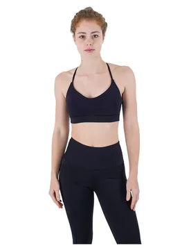 Soutien-gorge De Sport à Faible Impact Solid Cross Back Black L - Hurley - FashionsVida