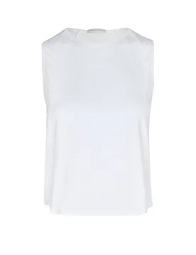 Tank de yoga cropped para mujer blanco S - Mandala - FashionsVida