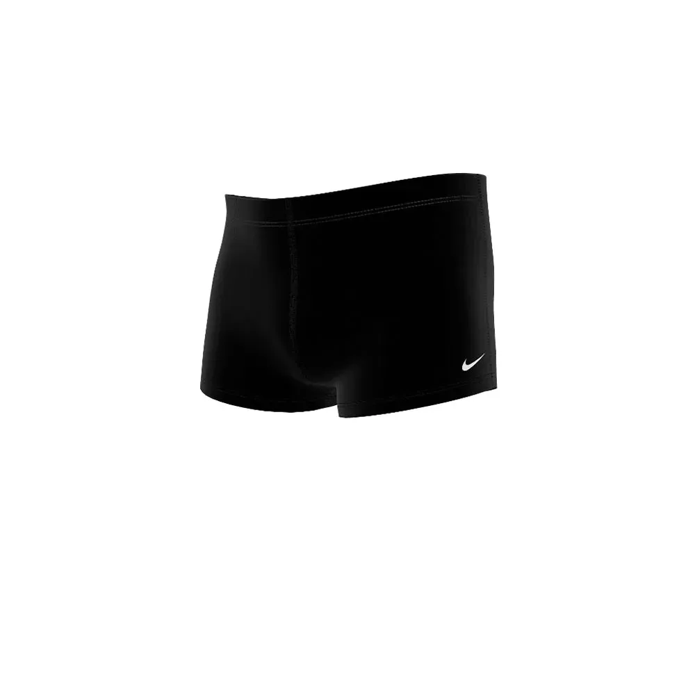 Poly Solid Square Leg Swimming Boxer Black 14-15 Years Boys - Nike Swim - FashionsVida