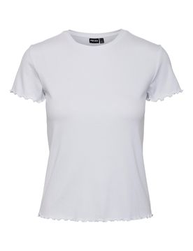 PIECES Camiseta 'Nicca' blanco