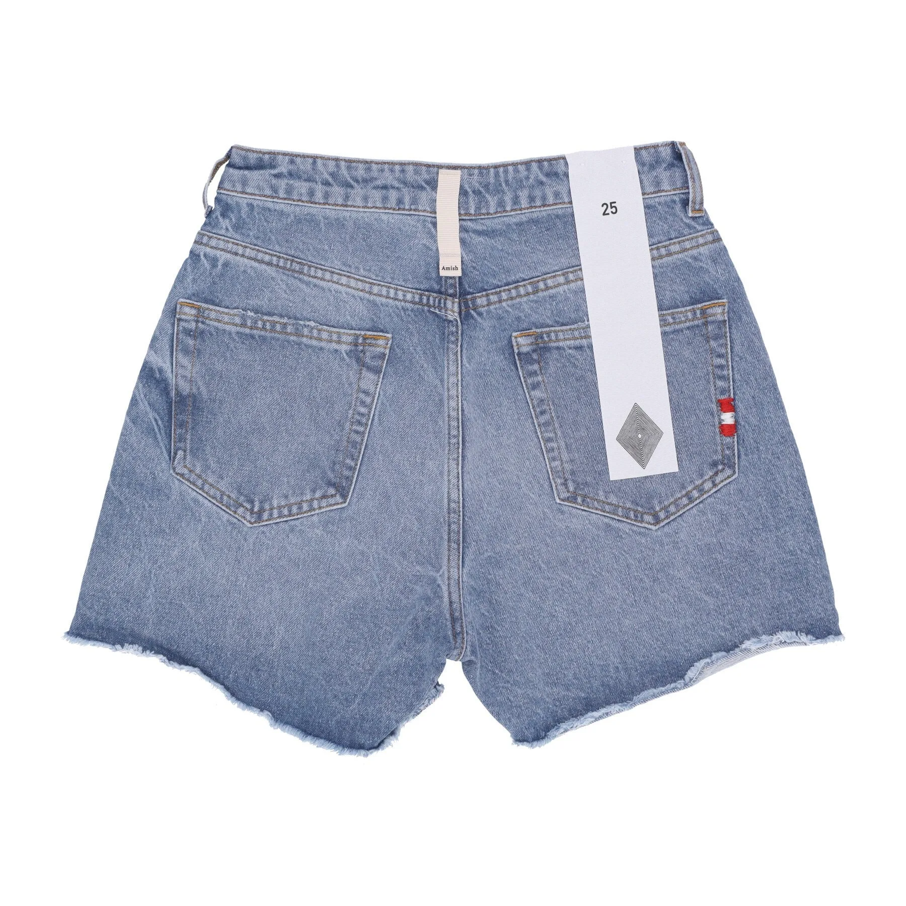 Jeans Corto Donna Short Ivy Denim New Stone - Amish - FashionsVida
