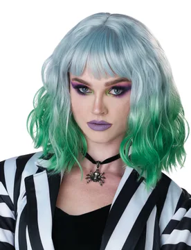 Geister-Perücke in grau/grün, Damen - female - KARNEVAL-MEGASTORE - FashionsVida