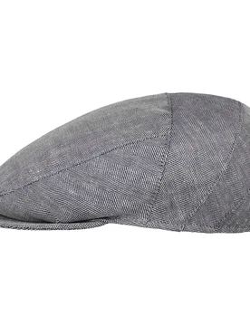 Parigi Linen Flat Cap by - anthracite - Herren - Size: 60 cm - Borsalino - FashionsVida