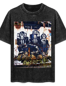 See, Hear, Speak no Evil T-Shirt Cool Feeling Summer Tee Shirt - Aliexpress - FashionsVida