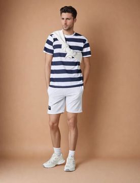 Pantaloncini di felpa - grigio chiaro