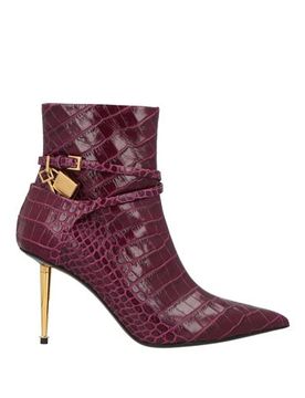 Stiefelette Damen Pflaume 37,38,38.5 Damen