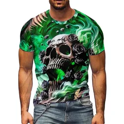 Designer's New Theme Clothing Men's 3D Printed Short Sleeve T-Shirt - Party Style